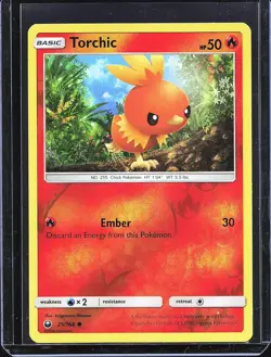 Pokemon TCG Torchic 25/168 Celestial Storm Reverse Holo B-0001 - Image 1