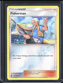 Pokemon TCG Fisherman 130/168 Celestial Storm Reverse Holo B-0001 - Image 1