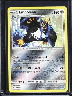 Pokemon TCG Empoleon 81/131 Reverse Holo Rare Forbidden Light B-0002 - Image 1