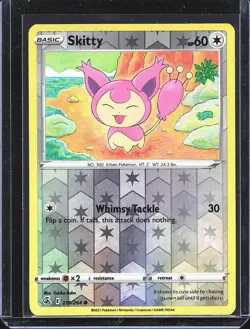 Pokemon TCG Skitty 210/264 Fusion Strike Reverse Holo B-0001 - Image 1