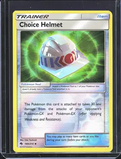 Pokemon TCG Choice Helmet 169/214 Lost Thunder Reverse Holo B-0001 - Image 1