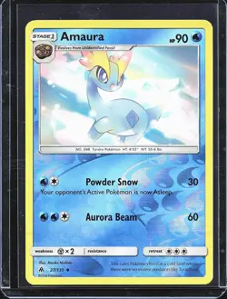 Pokemon TCG Amaura 27/70 Dragon Majesty Reverse Holo B-0001 - Image 1