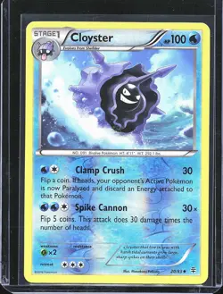 Pokemon TCG Cloyster 20/83 Generations Reverse Holo B-0001 - Image 1