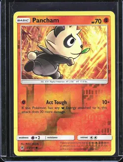 Pokemon TCG Pancham 65/131 Dragon Majesty Reverse Holo B-0001 - Image 1