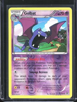 Pokemon TCG Golbat 31/83 Generations Reverse Holo B-0001 - Image 1