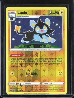 Pokemon TCG Luxio 066/192 Reverse Holo Rare Darkness Ablaze B-0002 - Image 1