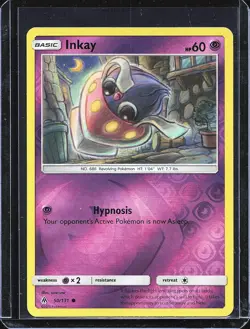 Pokemon TCG Inkay 50/131 Reverse Holo Forbidden Light B-0002 - Image 1