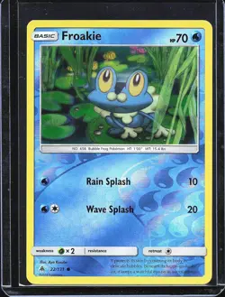 Pokemon TCG Froakie 22/131 Reverse Holo Forbidden Light B-0002 - Image 1