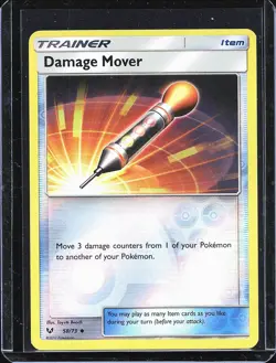 Pokemon TCG Damage Mover 58/73 Reverse Holo Shining Legends B-0002 - Image 1