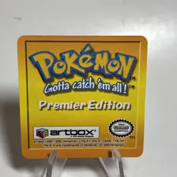 1999 Artbox Pokemon Action Flipz Premier #1 Pikachu /Raichu perfect condition - Image 3