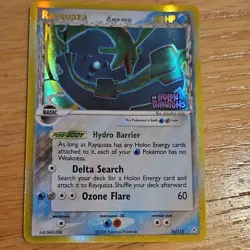 Pokemon TCG Rayquaza 80 HP Holo Rare Holon Phantoms 16/110 Delta Reverse Holo - Image 2