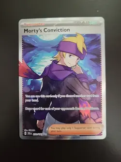 Pokemon TCG - Morty's Conviction 201/162 - S&V - Temporal Forces - NM Ultra Rare - Image 1