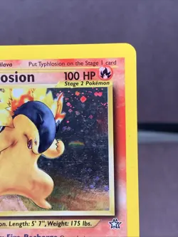 Pokemon TCG Typhlosion 1st Edition 17/111 Neo Genesis Holo Rare WOTC VTG 2000 - Image 3
