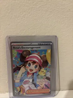 Rosa’s Encouragement 123/088 Pokemon Card Mint Condition Fresh - Image 3