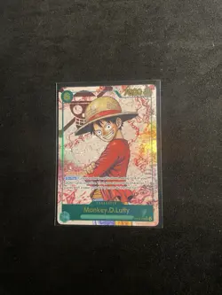 Monkey.D.Luffy OP13-118 SEC Alt Art One Piece TCG English Near Mint - Image 1