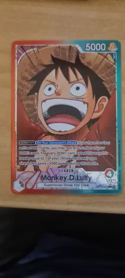 Monkey D Luffy OP13-001 Alt Art Leader - Image 2