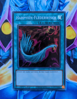 Yu-Gi-Oh! Harpyien-Flederwisch EGO1-DE022 SUPER Rare Deutsch 1.Auflage Near Mint - Image 2