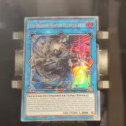 Yu-Gi-Oh! PHHY-DE048. Sta-Brigade-Waffen Bucephalus II 1.Auflage Super Rare. - Image 1