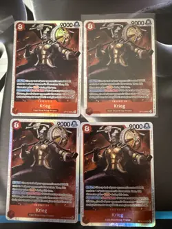 x4 Krieg Foil OP15-008 Adventure on Kami's Island One Piece - Image 1