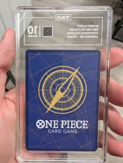 P-043 Luffy Convention promo Foil One Piece Card Tag 10 - Image 2