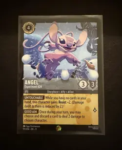 Angel-Experiment 624 Character Card 191/204 English Disney Lorcana Winterspell - Image 1