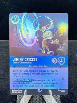 Disney Lorcana-Winterspell-Jiminy Cricket-Ghost of Christmas Past-#218-Epic-M/NM - Image 4