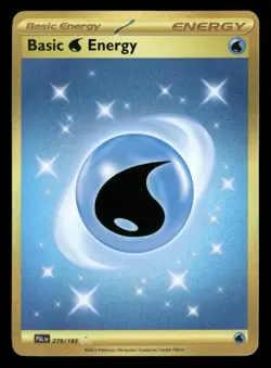 Basic Water Energy (Gold Hyper Rare) | 279/193 | Paldea Evolved | MINT - Image 1