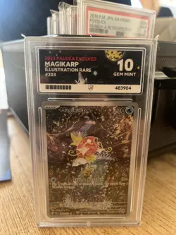 Magikarp 203/193 Paldea Evolved Illustration Rare Ace 10 PERFECT SUBGRADES - Image 1