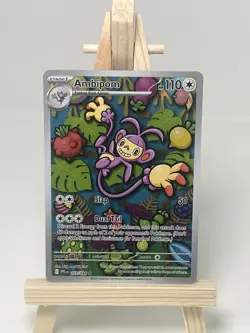 Ambipom 107/094 Phantasmal Flames Full Art Illustration Rare Pokemon TCG Card - Image 1