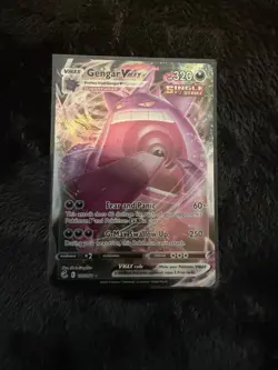 Pokemon TCG Fusion Strike Gengar VMAX Full Art Rare Card 157/264 m/nm - Image 1