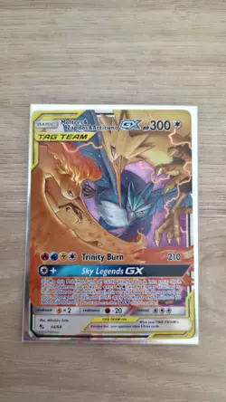 Pokemon Card Moltres & Zapdos & Articuno GX 44/68 Hidden Fates Ultra Rare NM - Image 1