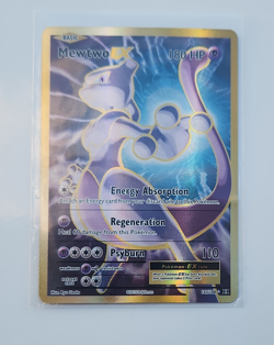 Mewtwo-EX Full Art Ultra Rare Holo EX 103/108 Evolutions Pokemon Card - Image 1