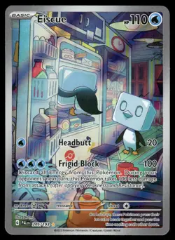 Pokemon Cards Eiscue 205/193 Paldea Evolved Illustration Rare NM - Image 1