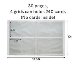 Dragon Ball Z Goku 4 Pocket Card Book 30 Pages Holds 240 Cards TCG Album DBZ - Image 4