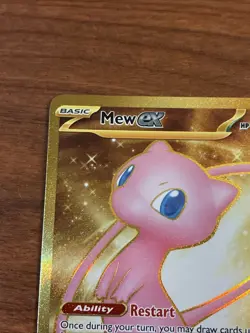 Mew EX 205/165 GOLD CARD Scarlet Violet SV 151 Hyper Rare NM Regular Card - Image 2