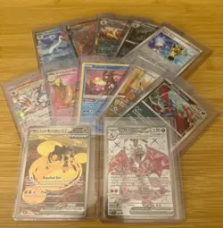 Pokemon EX Holo Lot Charizard Iron Boulder IR Radiant Greninja + 8 Cards - Image 3