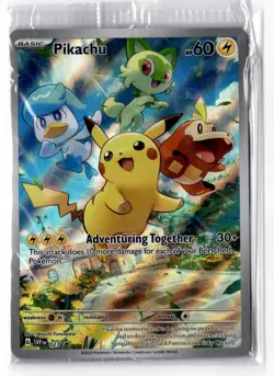 Pikachu SEALED 027 SV: Scarlet & Violet Promo Cards Holo NM - Image 1
