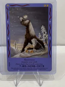 Bella Sara Magical Friends “Sleetmane" Rare Card Mint - Image 1