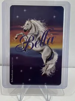 Bella Sara Magical Friends “Sleetmane" Rare Card Mint - Image 2