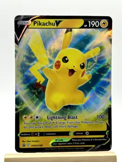Pikachu V - Promo SWSH: Sword & Shield Promo Cards SWSH198 NM - Image 1