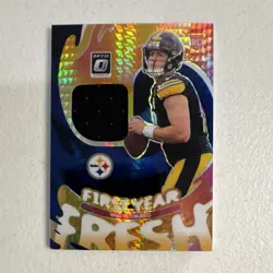 Will Howard - 2025 Panini Donruss Optic Rookie Prizm Memorabilia Steelers - Image 1