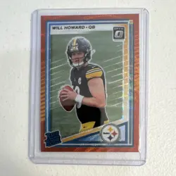 Will Howard - 2025 Panini Donruss Rated Rookie #309 Pittsburgh Steelers Football - Image 1
