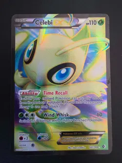 Pokemon TCG Celebi-EX Boundaries Crossed 141/149 Holo Full Art MP/LP - Image 1
