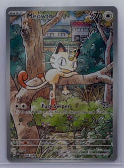 Pokemon TCG Meowth 106/094 – Phantasmal Flames – IR – NM - Image 1