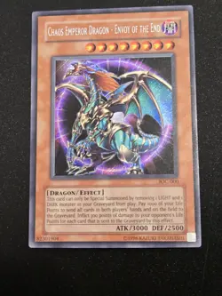 Yu-Gi-Oh! CHAOS EMPEROR DRAGON ENVOY OF THE END IOC-000 Invasion Of Chaos - Image 1