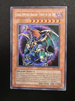 Yu-Gi-Oh! CHAOS EMPEROR DRAGON ENVOY OF THE END IOC-000 Invasion Of Chaos - Image 2