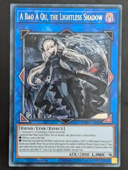 A Bao A Qu, der lichtlose Schatten SUDA-EN049 Secret Rare Englisch NM YUGIOH - Image 1