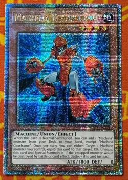 Yugioh Machina Gearframe RA03-EN234 Quarter Century Rare 1st Ed NM - Image 1