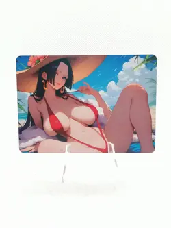 Boa Hancock - One Piece - Landscape Sexy Waifu Full Art Card - Image 2