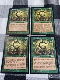 4x Oath of Druids -MTG Exodus- 1 Playset - Image 1